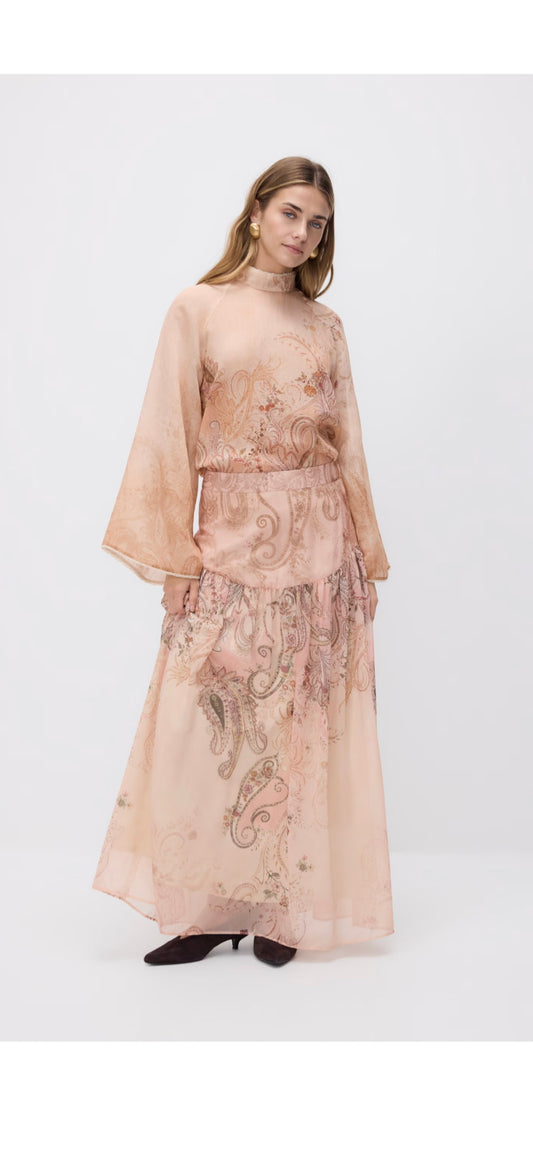 U-Jupe maxi nude